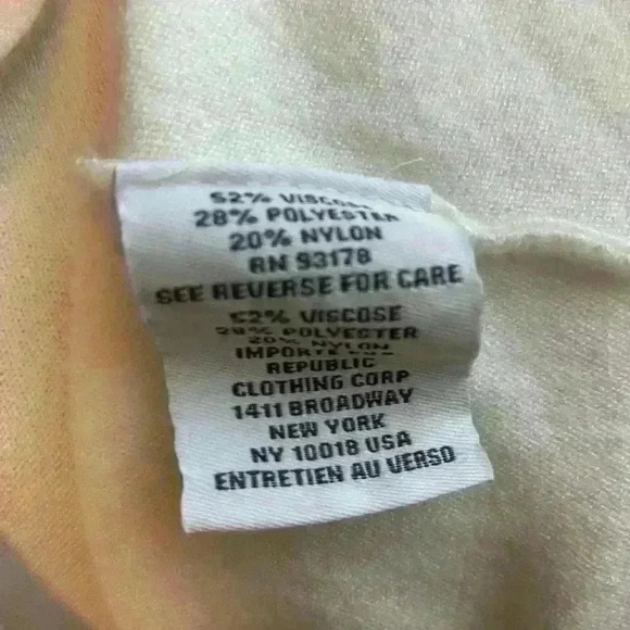 M Magaschoni sz M Dolman Sleeve Sweater vertical stripes viscose blend - Picture 3 of 3